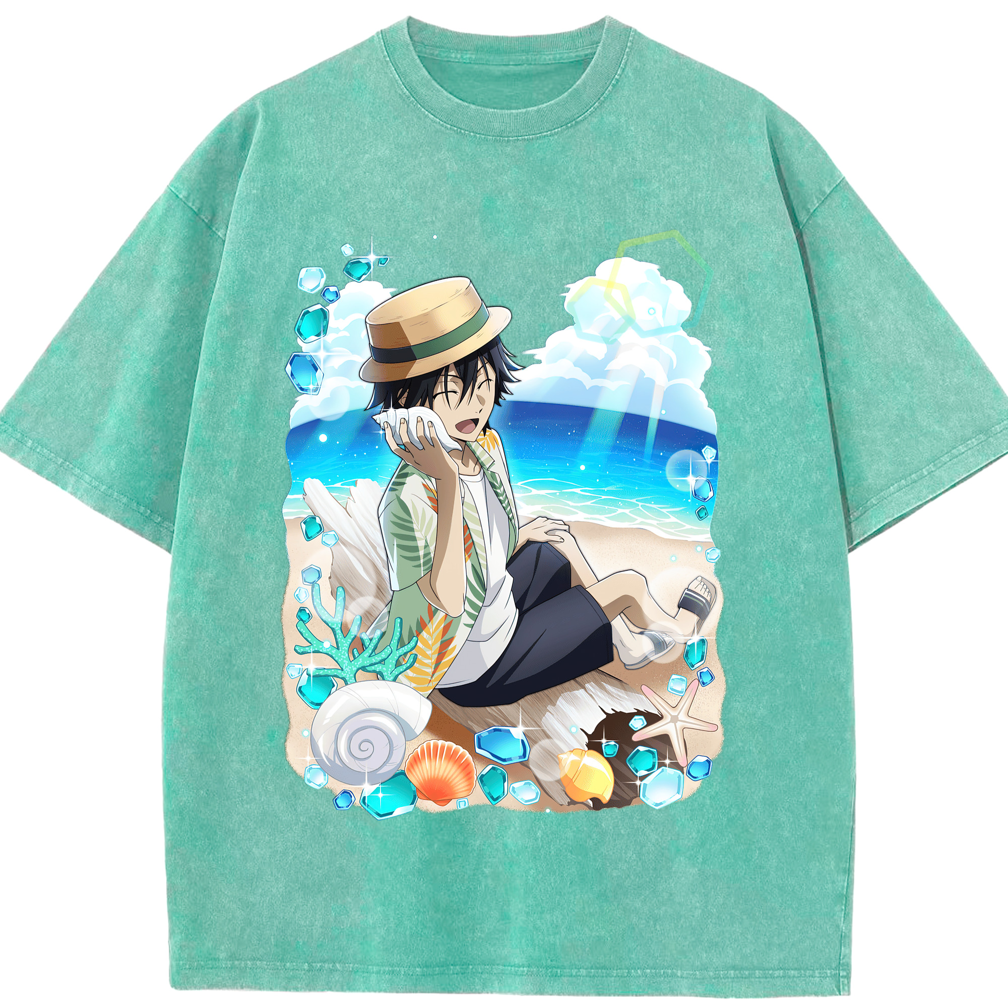 （画像用） 文豪ストレイドッグス Bungo Stray Dogs 綿100% ヴィンテージ風 半袖Tシャツ（フロントプリント）